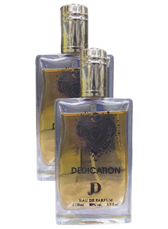 جي دي 2 قطع عطر ديديكيشن للنساء 100 مل - Image 1